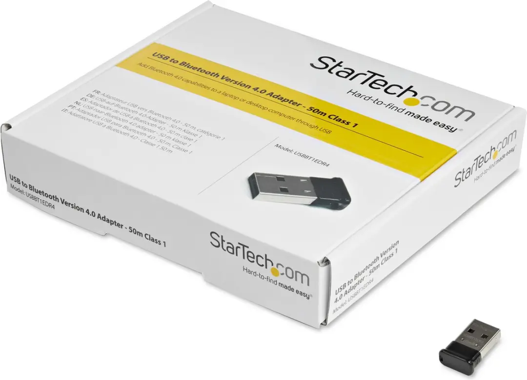 Startech USBBT1EDR4 USB-adapter - Zwart