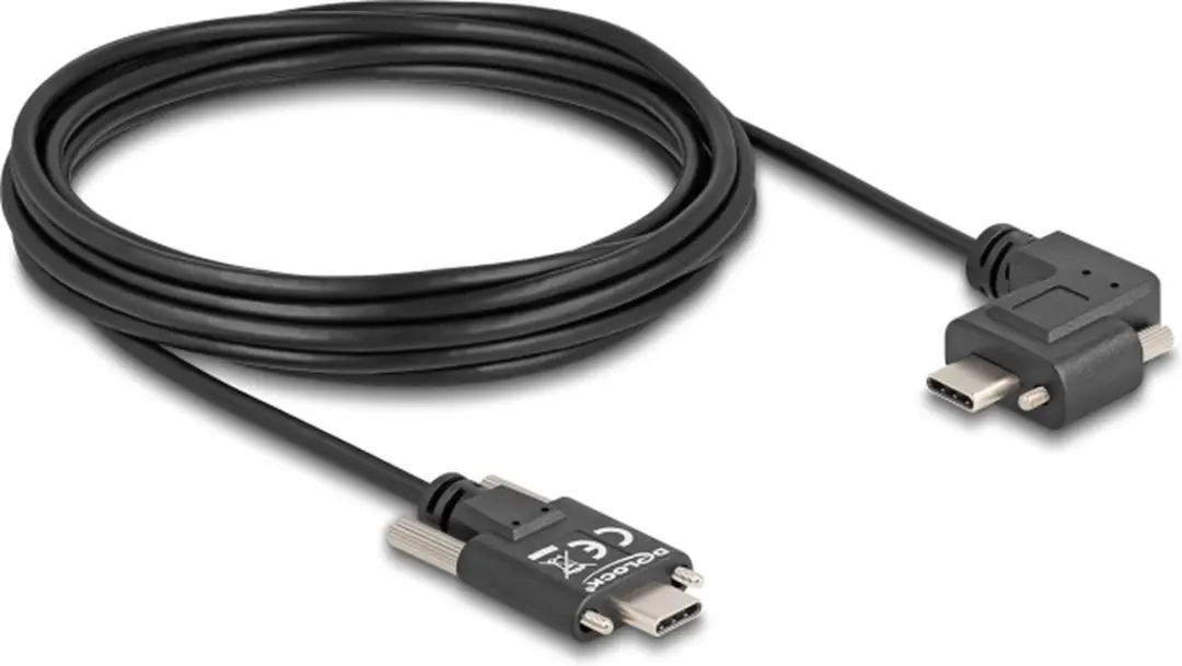 Delock USB-C Kabel 60W 5m - Zwart