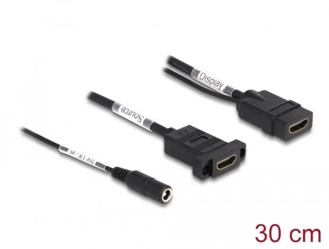Delock HDMI Kabel 4K 60Hz 0.3m