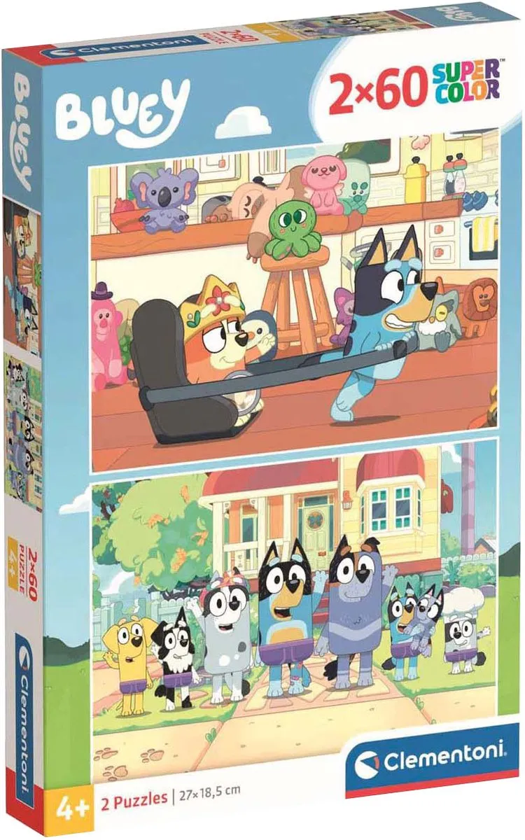 Clementoni Bluey Puzzel 120 Stuks - Multicolor