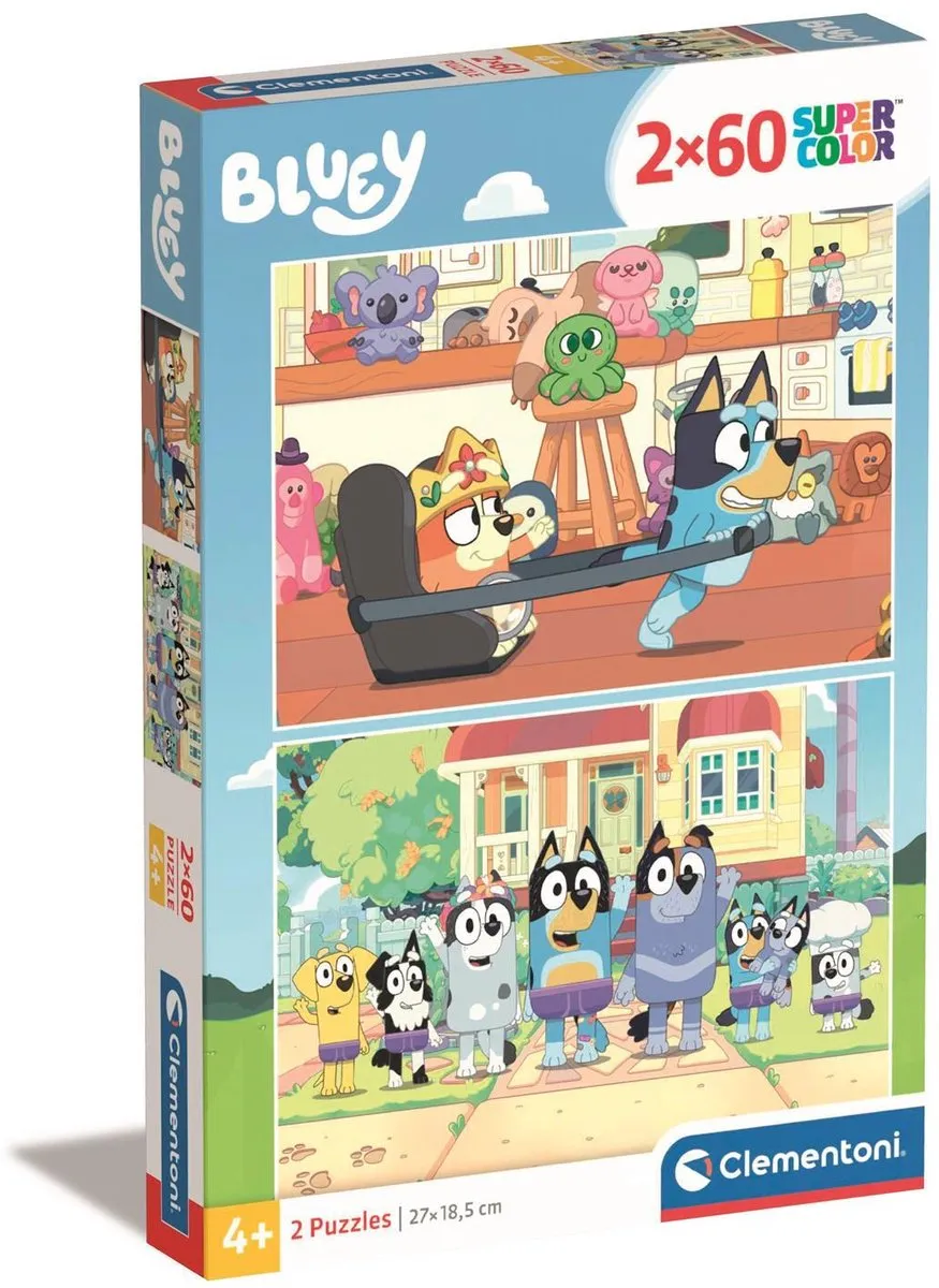 Clementoni Bluey Puzzel 120 Stuks - Multicolor - afbeelding 6 van 6