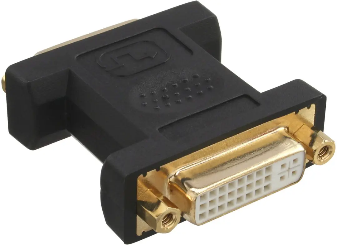 InLine DVI-D/DVI-I Dual Link Koppelstuk - Verguld/Zwart
