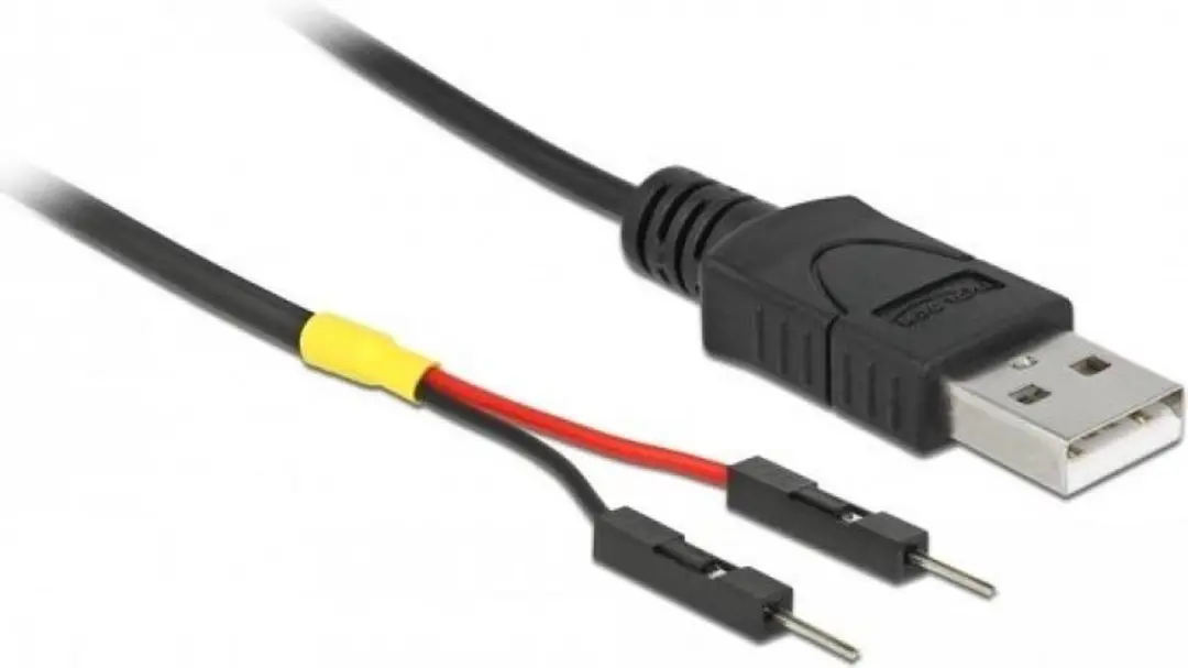 Delock USB naar 2x Pin Header Kabel 30cm - Zwart