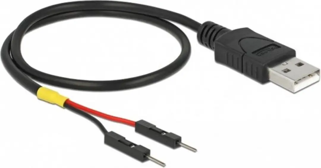 Delock USB naar 2x Pin Header Kabel 30cm - Zwart