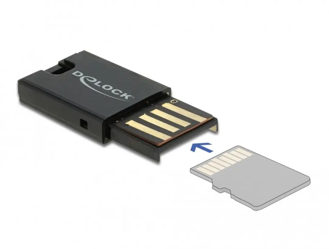 USB 2.0 -kaartlezer voor Micro SD -geheugenkaarten