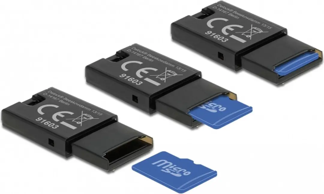 USB 2.0 -kaartlezer voor Micro SD -geheugenkaarten