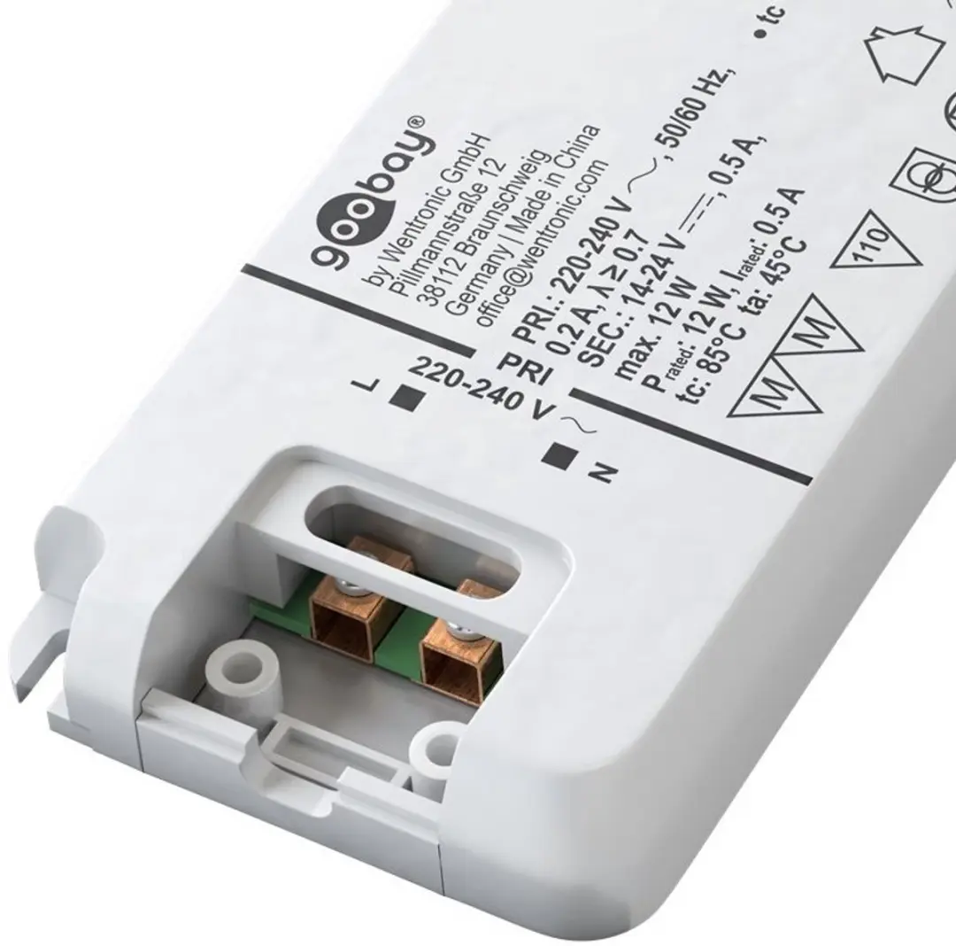 Goobay LED-Transformator 14-24V DC 7-12W - IP20