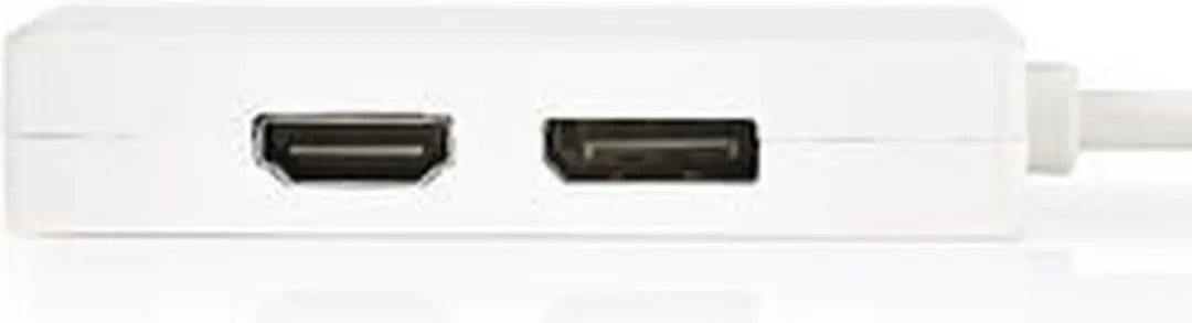 Nedis Mini DisplayPort-Kabel CCGP37460WT02 - 0,2m - Wit - afbeelding 6 van 6