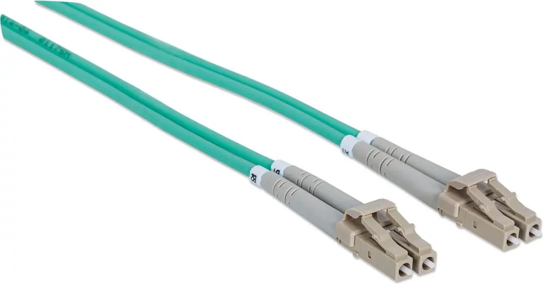 Intellinet 750080 Glasvezelkabel LC OM3 - 5m Aqua