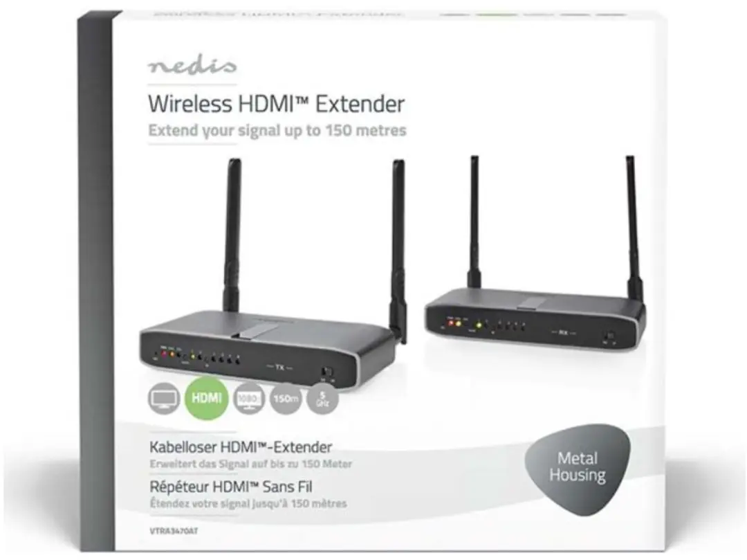 Nedis VTRA3470AT Draadloze HDMI-Zender - Antraciet