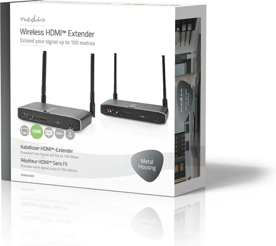 Nedis VTRA3470AT Draadloze HDMI-Zender - Antraciet