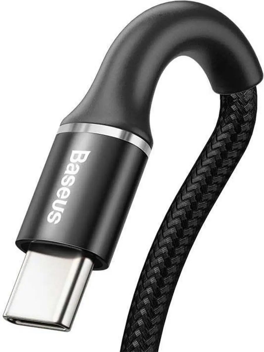 Baseus Halo Series Micro-USB Lichtgevende Kabel 2m - Zwart