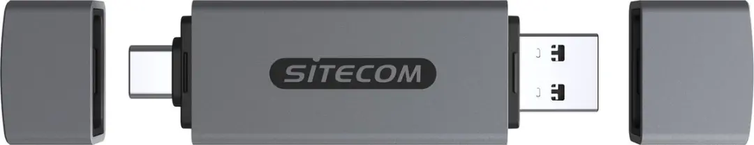 Sitecom - USB-A + USB-C Stick Card Reader High Speed