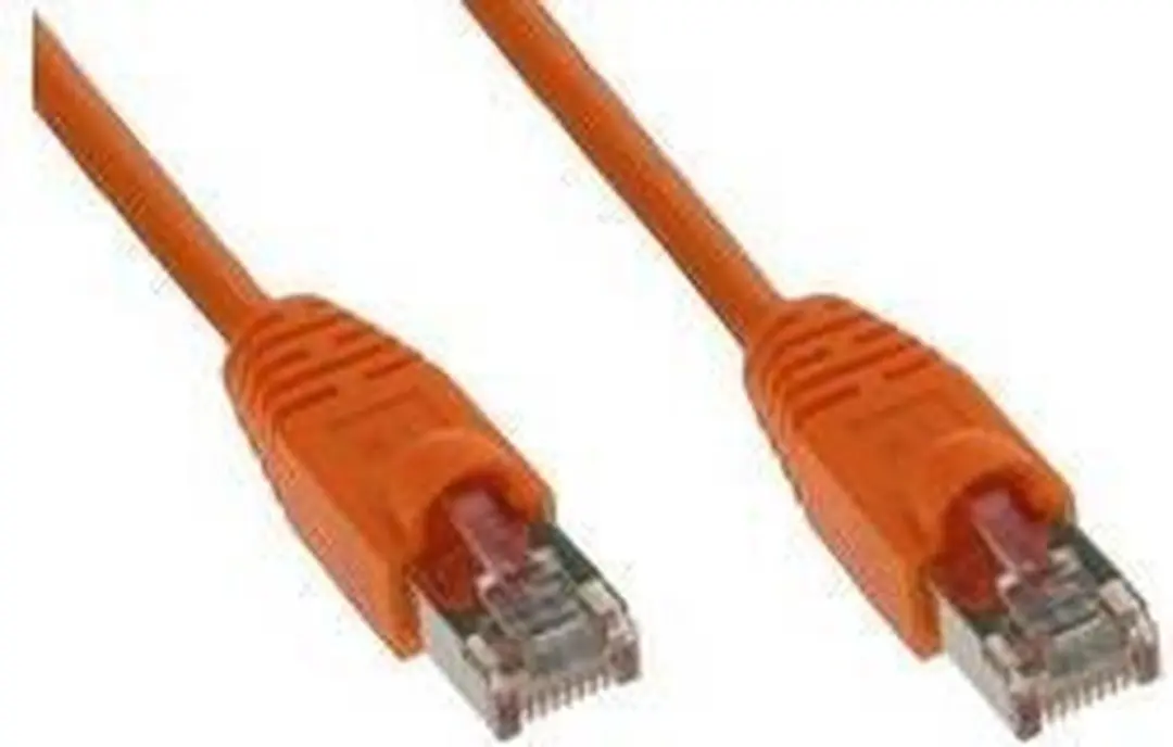 InLine Patchkabel SF/UTP Cat.5e Oranje 0,5m