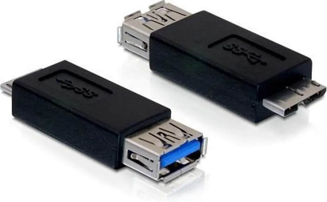 Delock USB 3.0 A naar micro USB Verloopstekker - Zwart