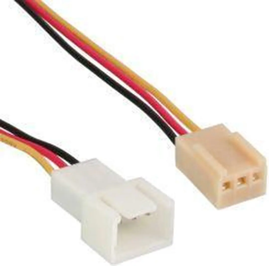 InLine Ventilatorkabel 3-pins Molex 0,3m - Meerkleurig