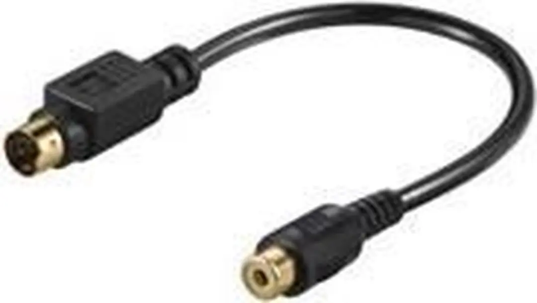 Goobay S-VHS naar RCA Adapter - 0,20m - 10 Stuks