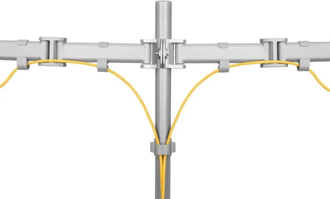 Neomounts NM-D135DSILVER Monitorarm 2 schermen 10-27" - 8 kg/scherm - Zilver