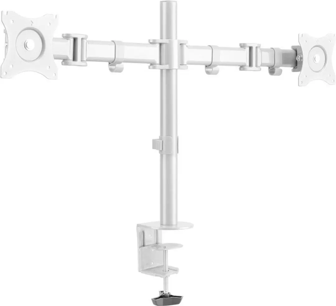 Neomounts NM-D135DSILVER Monitorarm 2 schermen 10-27" - 8 kg/scherm - Zilver