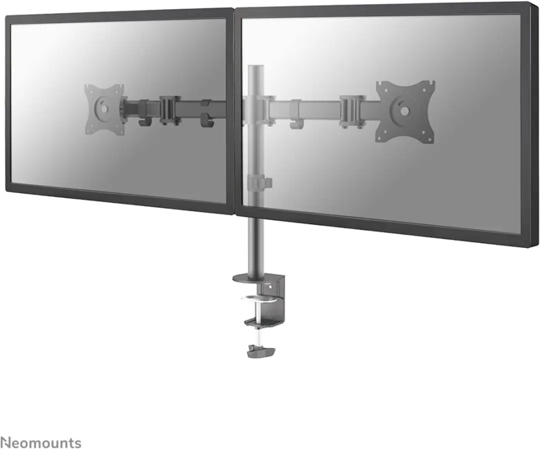 Neomounts NM-D135DSILVER Monitorarm 2 schermen 10-27"