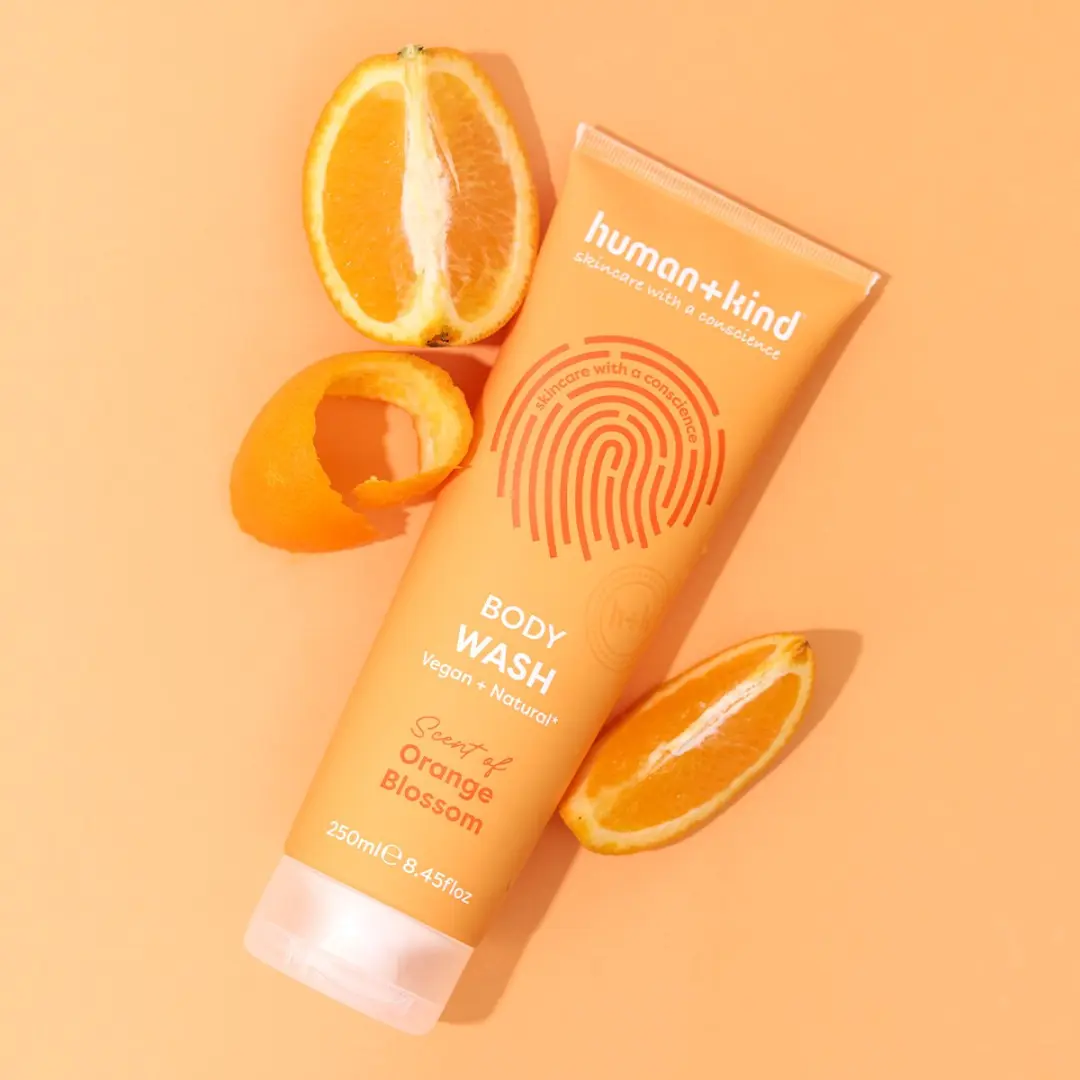 Human+Kind Orange Blossom Body Wash - 2x250ml