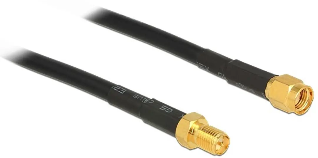 Delock RP-SMA Verlengkabel CFD200/RF200 50 Ohm