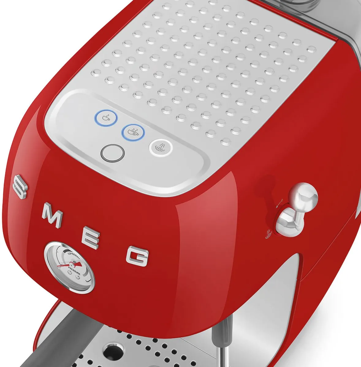 Smeg ECF03RDEU Handmatige Espressomachine - 1600W - 2 Kopjes - Rood
