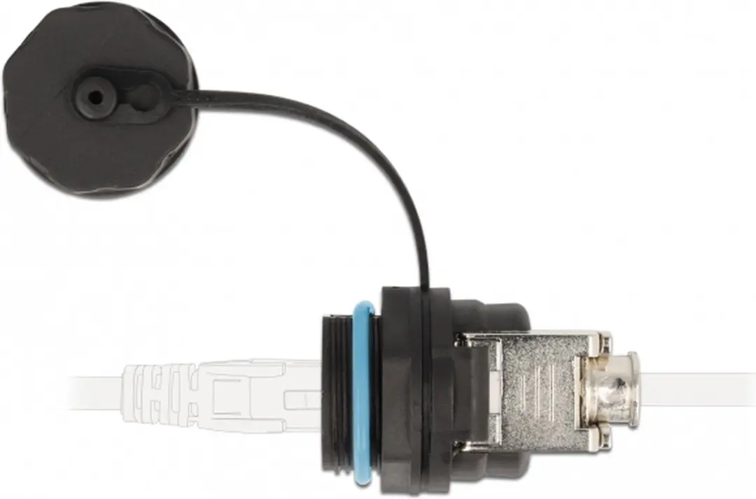 Delock RJ45 LSA Connector Cat.6A - Zwart