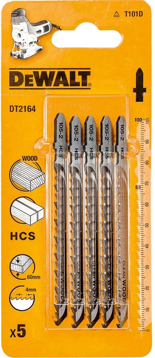 DeWalt DT2164 Decoupeerzaagblad HCS