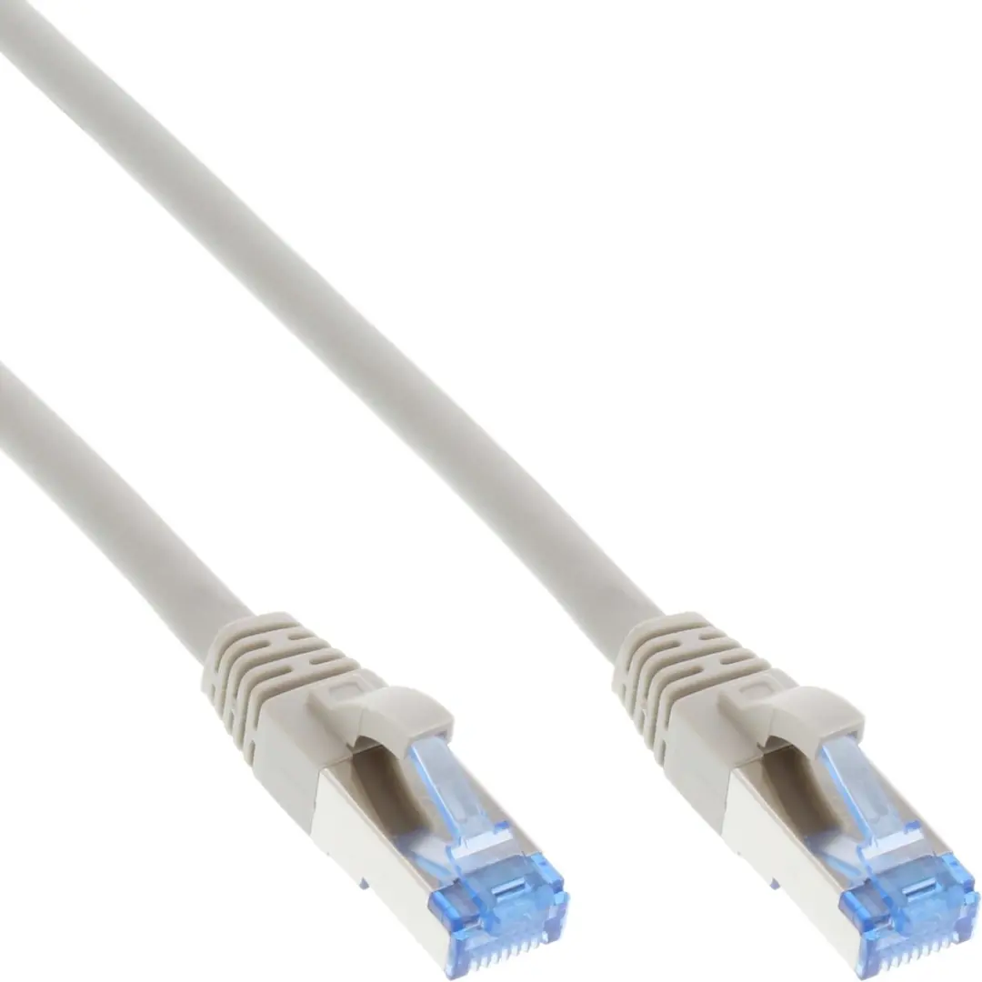 InLine 4043718088621 Netwerkkabel Cat6a S/FTP 1m - Grijs