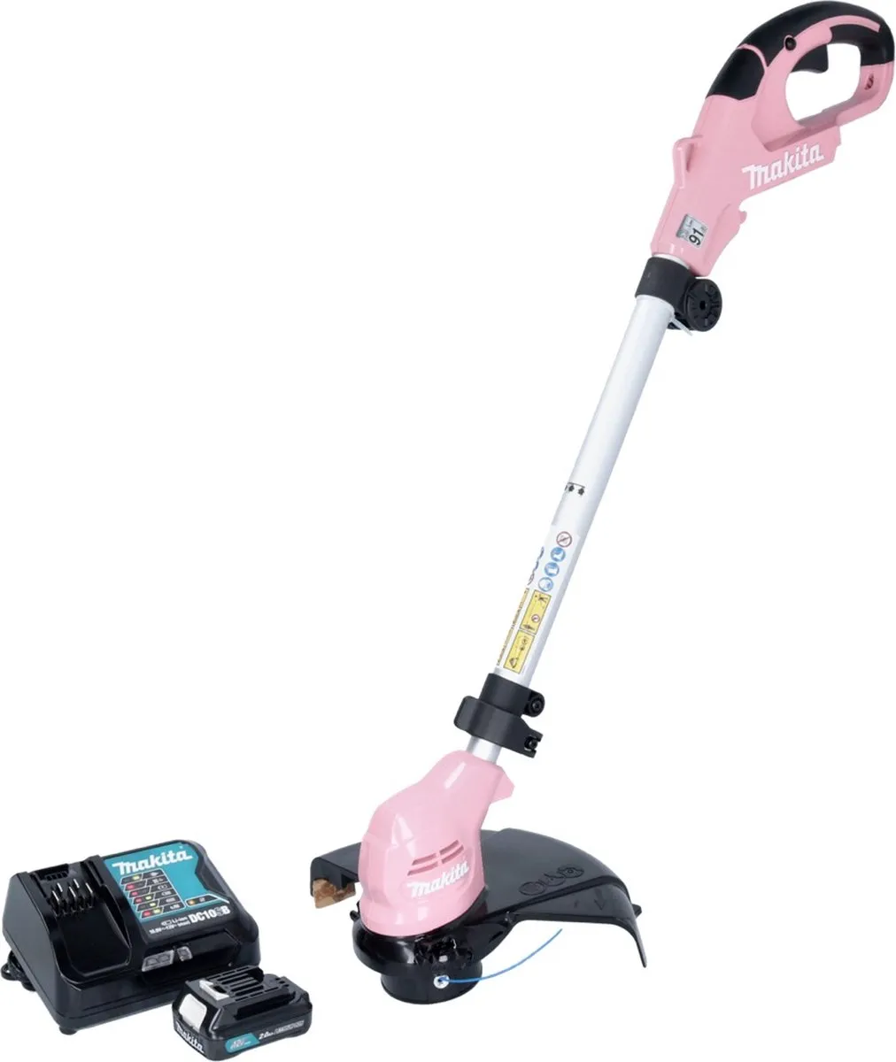 Makita UR100DSAP Kantenmaaier - 260mm - Roze - 1x Accu 2,0Ah