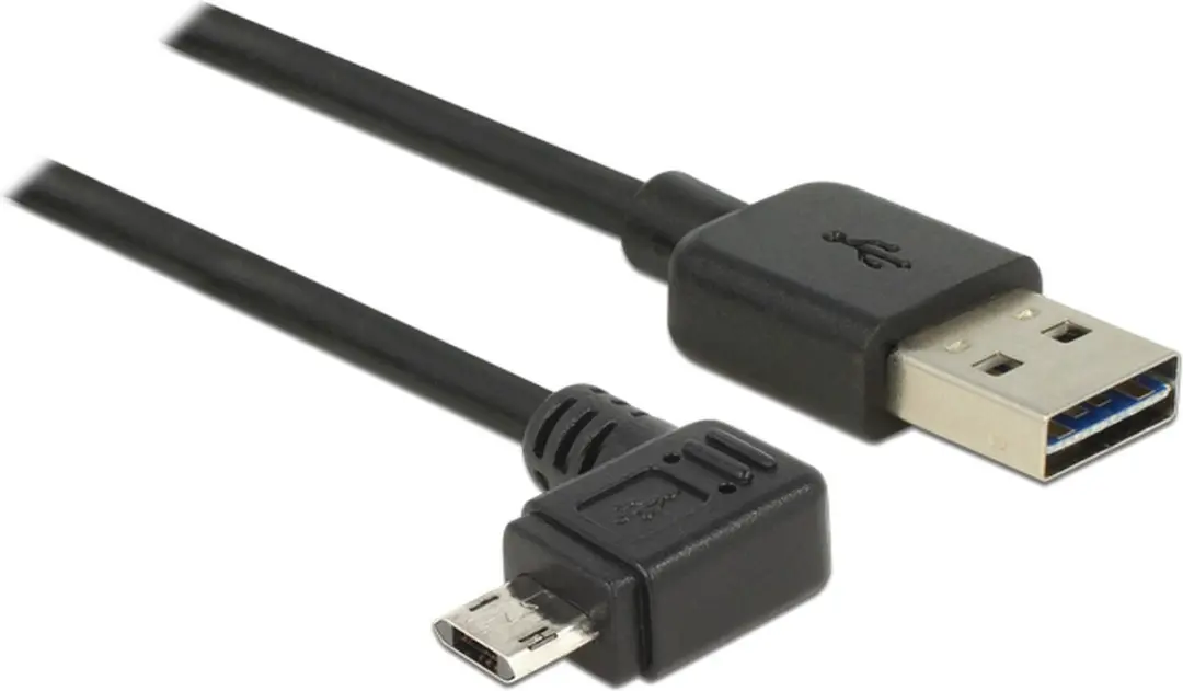 Delock USB 2.0 Kabel A naar Micro-B 5m - Zwart