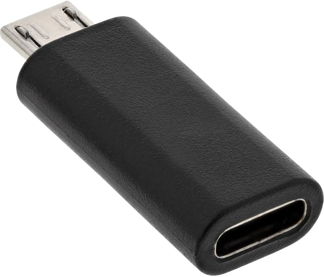 InLine USB 2.0 Micro-USB naar USB-C Adapter