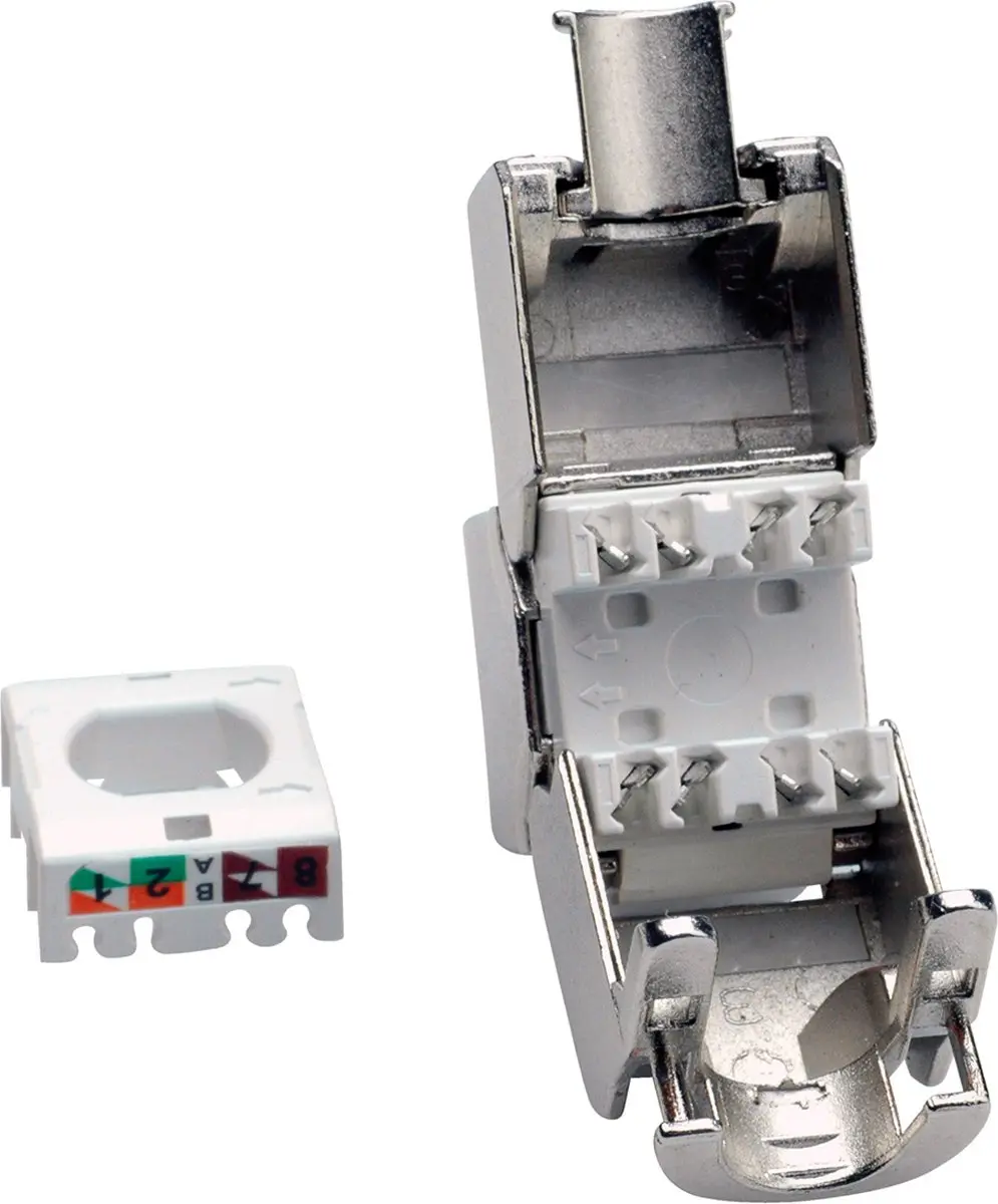 Value Cat.6A Keystone RJ-45 Afgeschermd - 50 Stuks