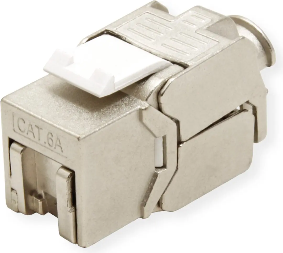 Value Cat.6A Keystone RJ-45 Afgeschermd
