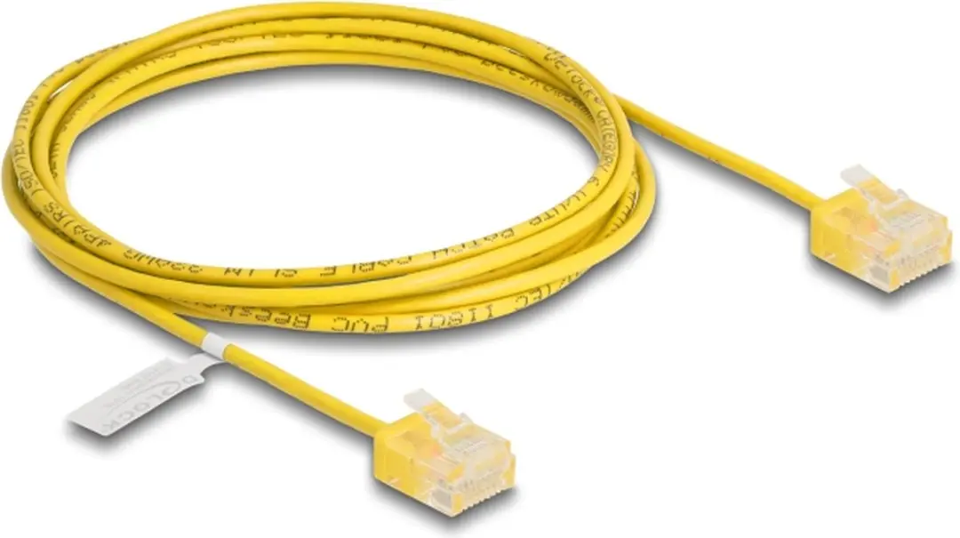 Delock RJ45 Cat.6 UTP Kabel Geel 2m