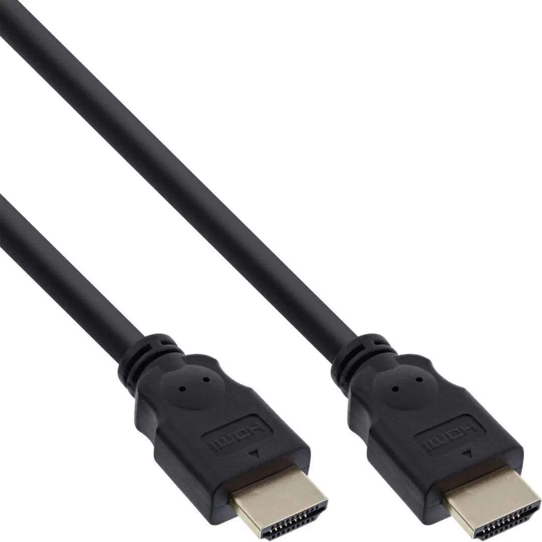 InLine HDMI Kabel 7,5m - Vergulde Contacten - Zwart