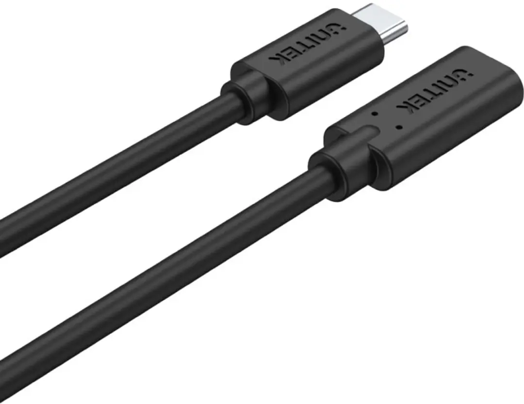UNITEK C14086BK-1M USB-C Kabel 3.2 Gen 2 - Zwart