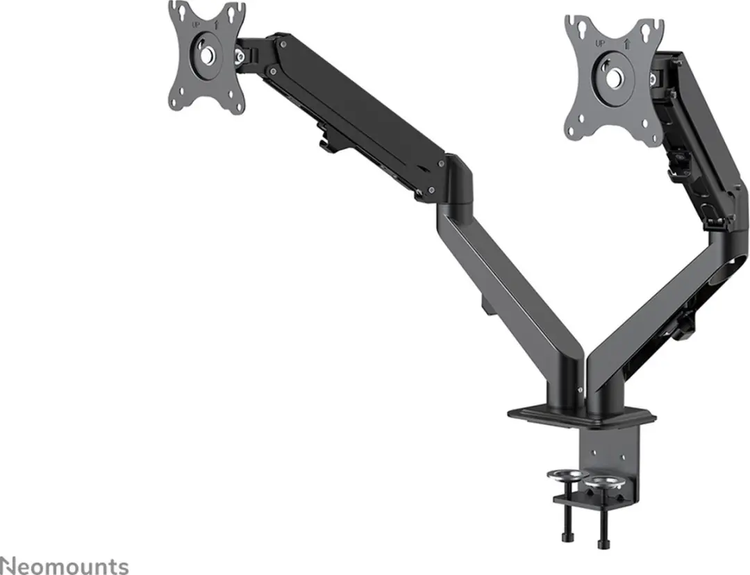 Neomounts DS70-700BL2 Monitorarm 2 schermen - 17-27" - 2-7kg - gasveer - Zwart