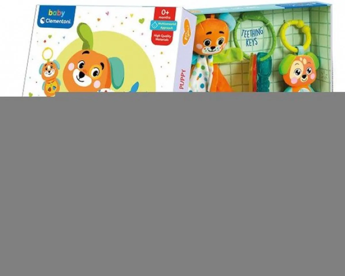 Clementoni Baby Giftset Puppy - Blauw - afbeelding 6 van 6