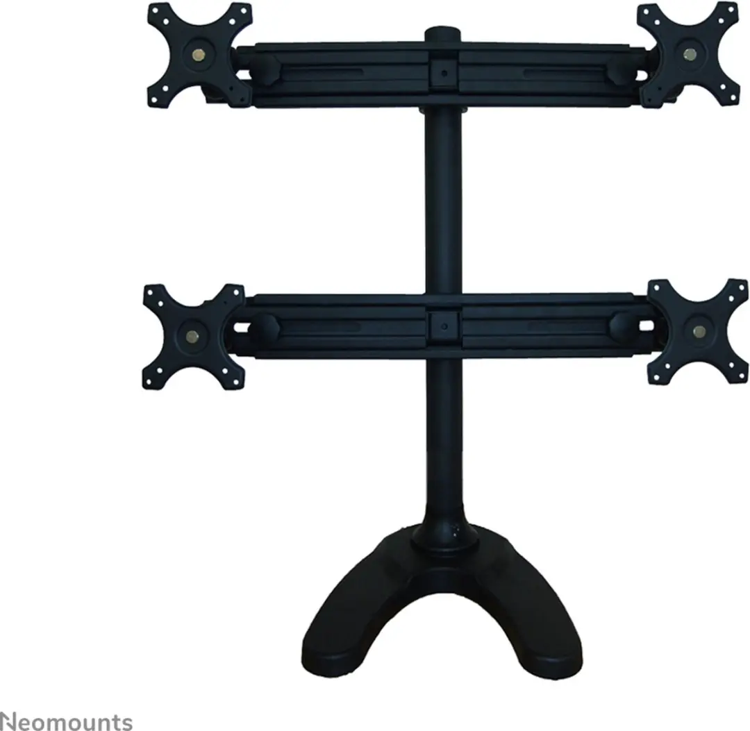 Neomounts FPMA-D700DD4 Full Motion Monitorstandaard 4x 19-30" - Zwart