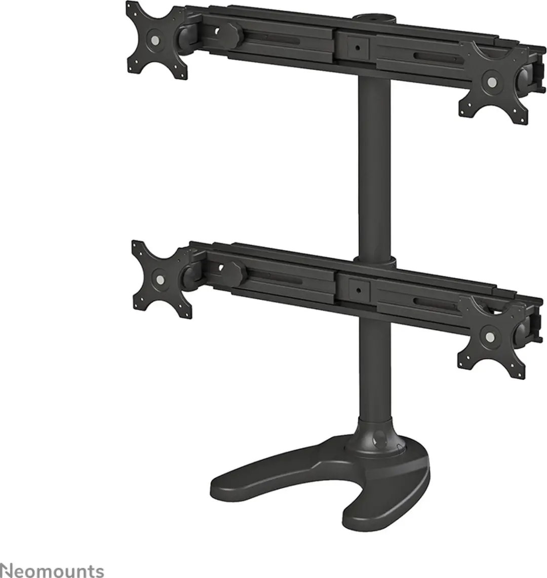 Neomounts FPMA-D700DD4 Full Motion Monitorstandaard 4x 19-30" - Zwart
