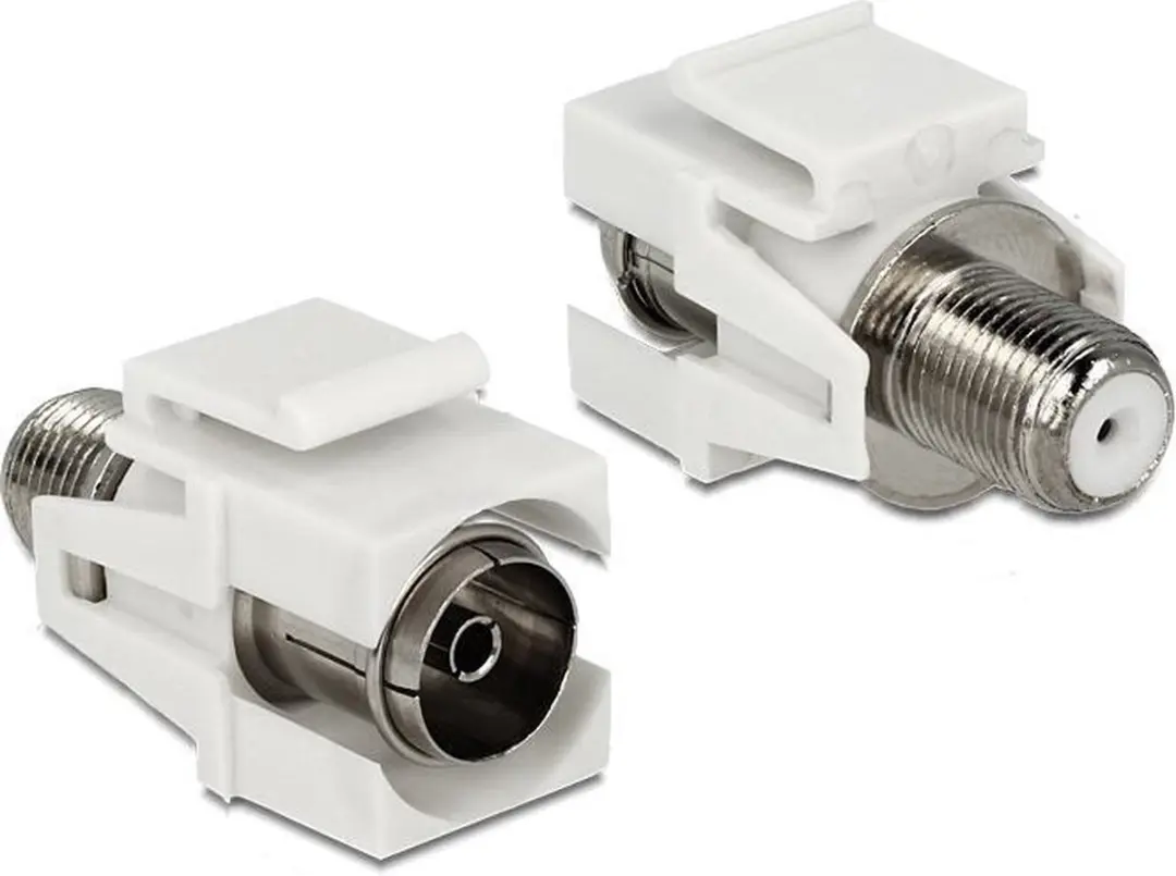 Delock Keystone F-connector Wit