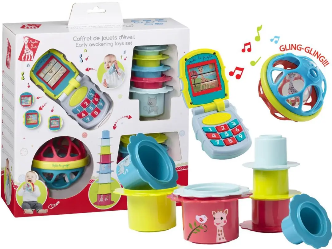 Sophie de Giraf Early Learning Toys Set