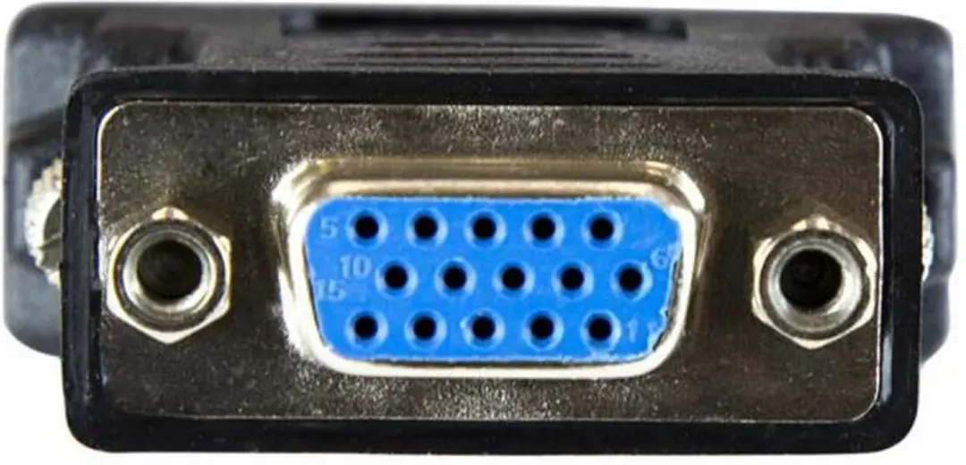 Startech DVI-I naar VGA Adapter M/F - Zwart