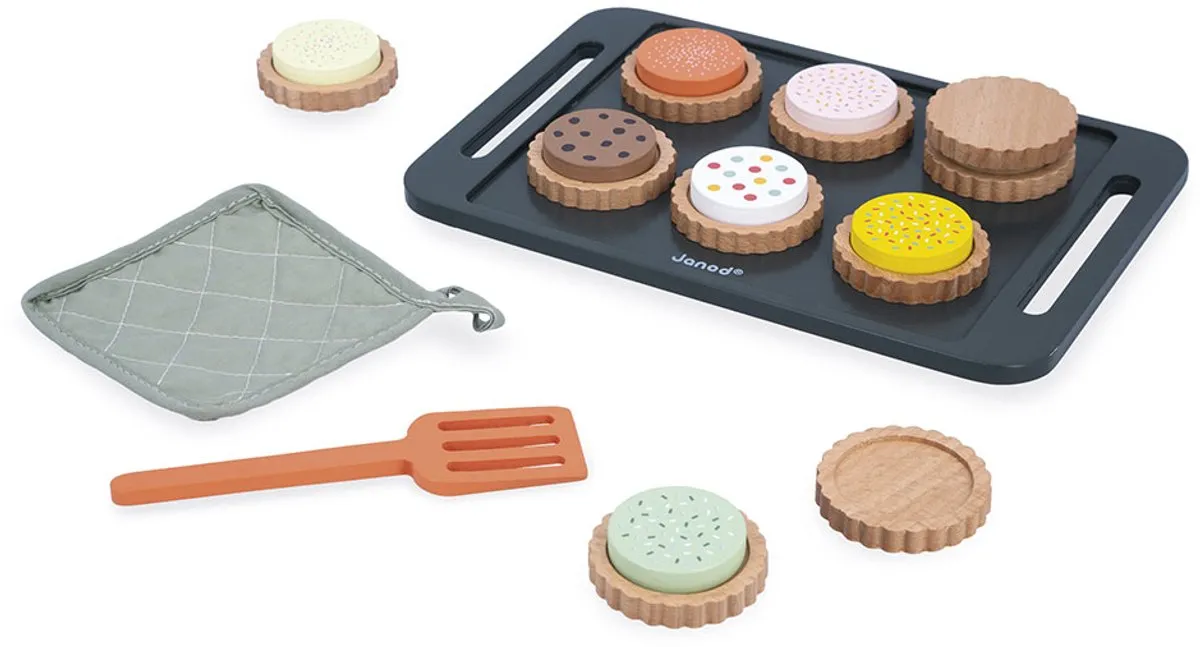 Janod Shiny Grandma Houten Keukenset - 21 Accessoires - Vanaf 3 jaar