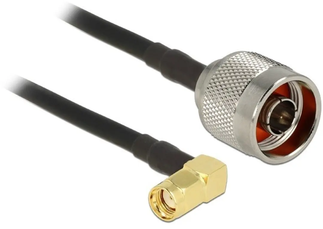 Delock RP-SMA Haaks Kabel 50 Ohm