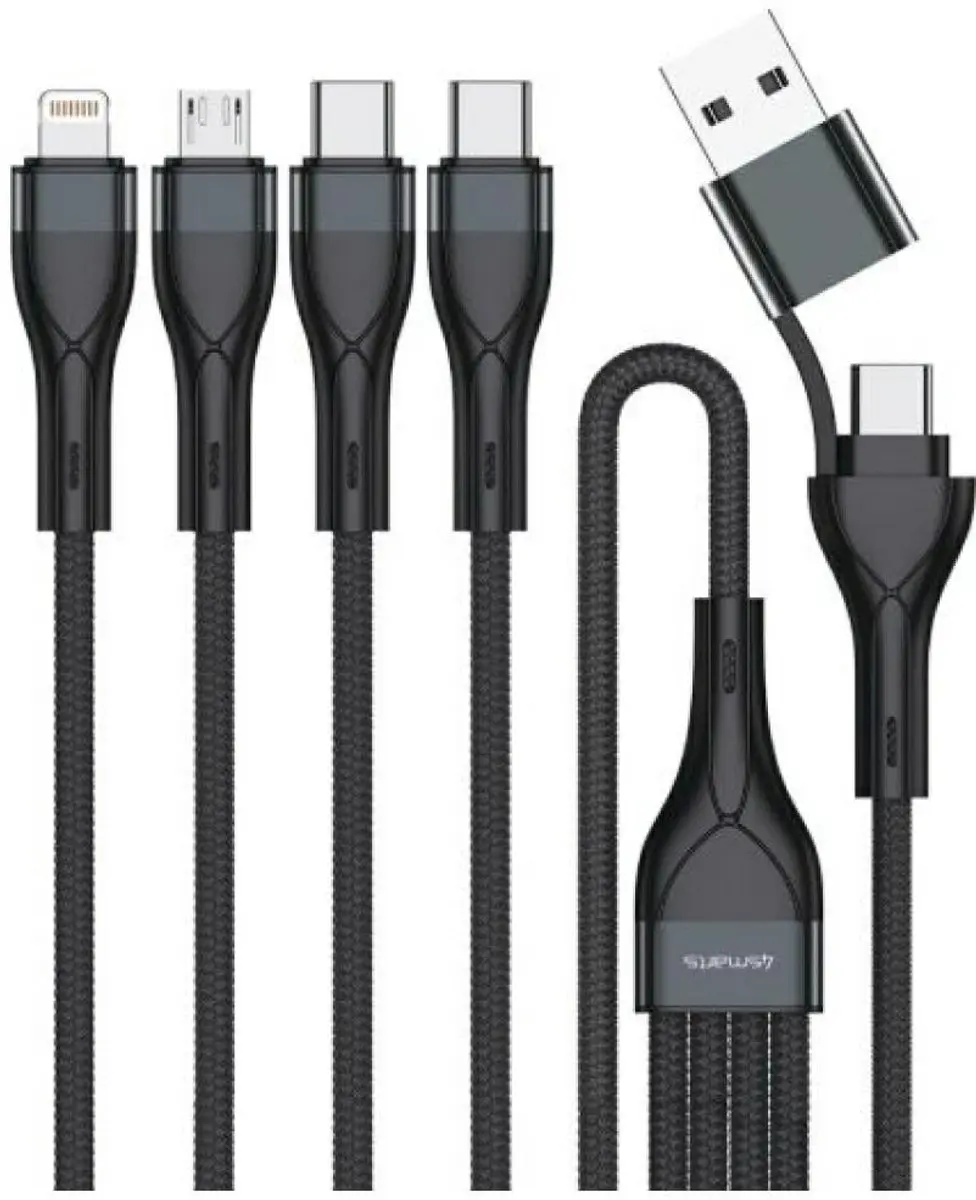 4Smarts USB-C/USB-A Kabel 4-in-1 1,2m