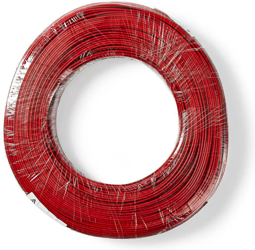 Nedis Speaker-Kabel CCA 0.35mm² 100m Rood/Zwart