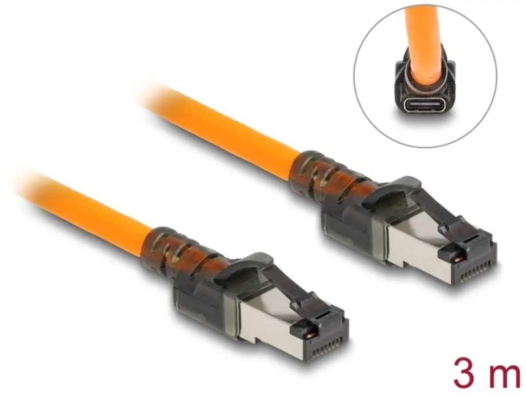 Delock RJ45 Netwerkkabel Cat.6A S/FTP 3m
